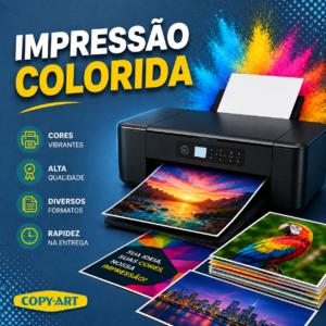 Impressão colorida