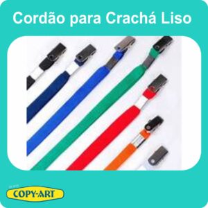 Cordão para Crachá liso 12mm