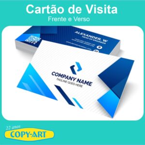 Cartão de Visita frente e verso