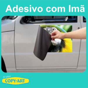 Adesivo com Ímã para Carros  0,60x1,00m