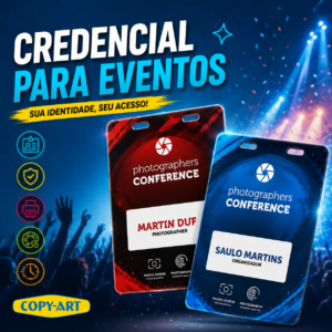 Credencial Para Evento 100x140mm AP 230g