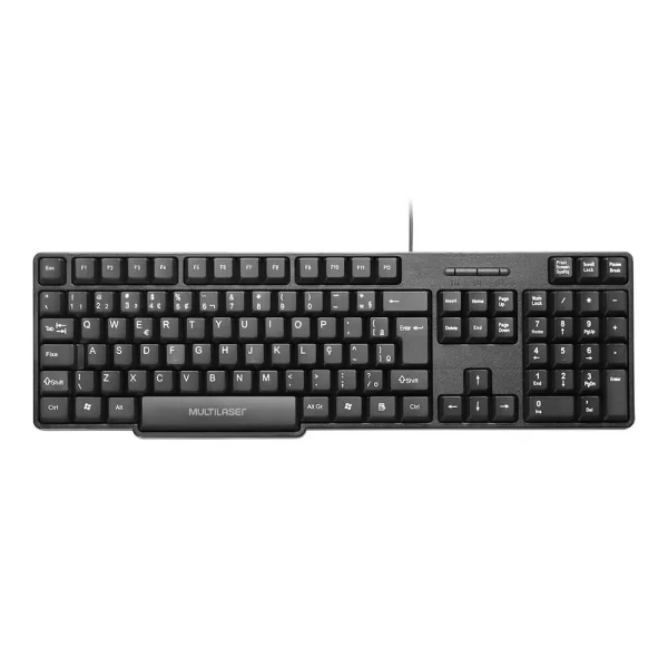 Teclado Com Fio Multi Cabo de 130cm Com Conexão USB - TC213 3 anos de garantia