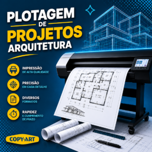 Plotagem de Projetos Arquitetura e Complementares