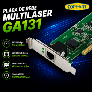 Placa De Rede Multilaser Ga131 Pci Conexao Rj45