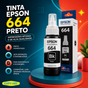 Tinta Epson 664 (Original) Preta