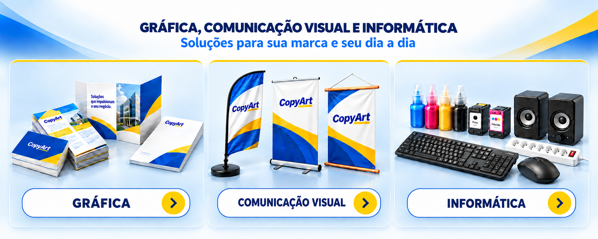 Painel gráfico com bloco de papel